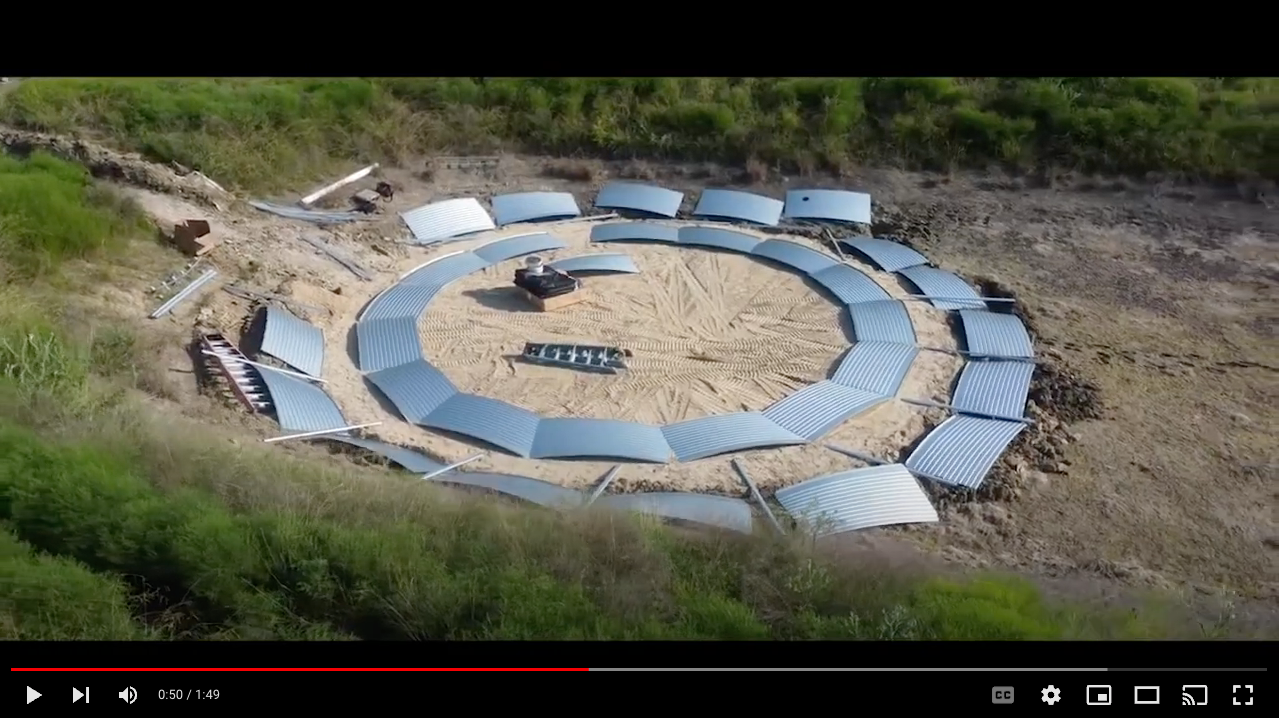 Building a rainwater capture tank - video